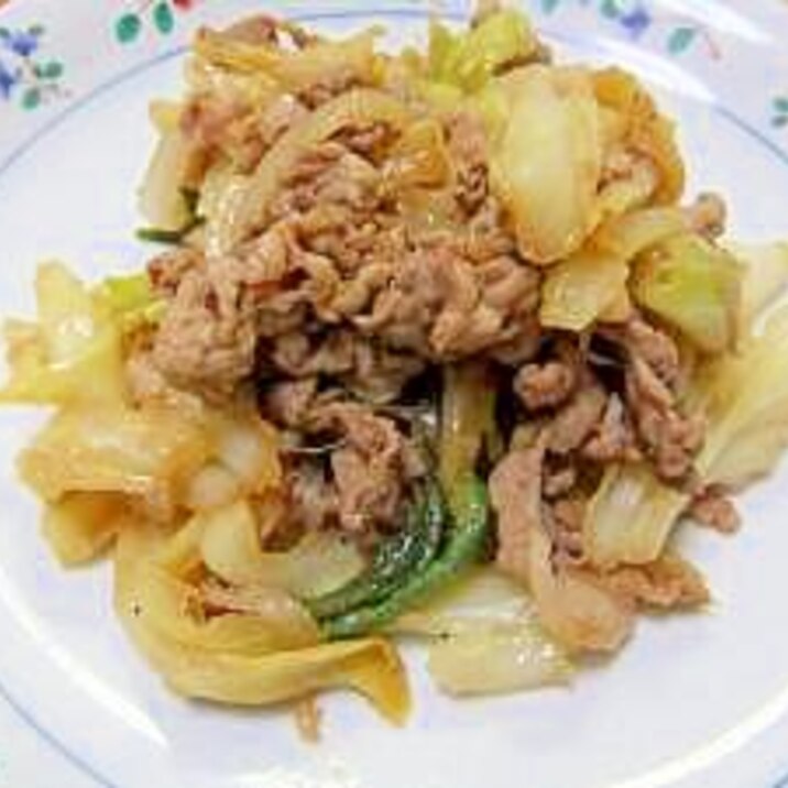 塩こしょうDE野菜炒め